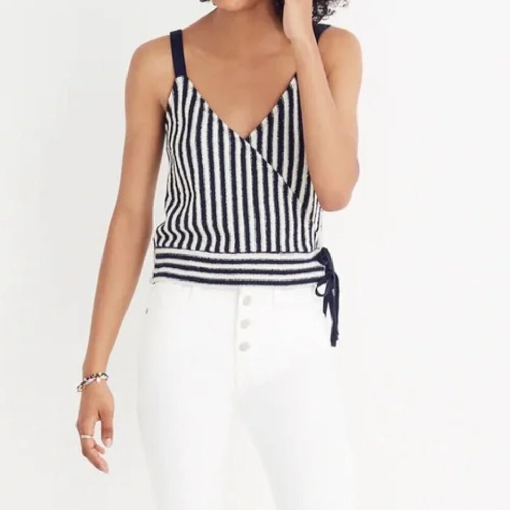 Madewell Finale Tank Top in Stripe size medium